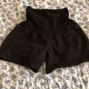 Motherhood Maternity Black Shorts